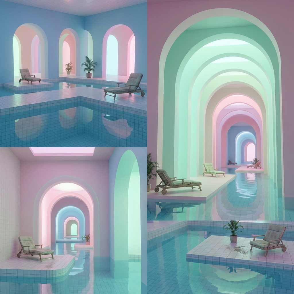 Surreal Dreamcore Liminal Space generated by PixVerse R1