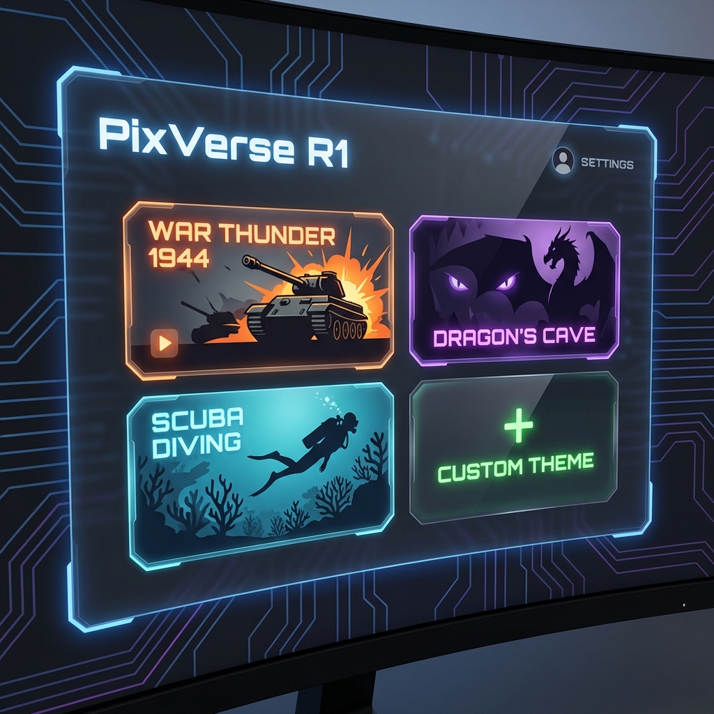 PixVerse R1 Interface